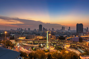 Obraz premium Victory momument in bangkok Thailand.
