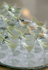 Thai herbal drinks, Lemon grass water, soft focus