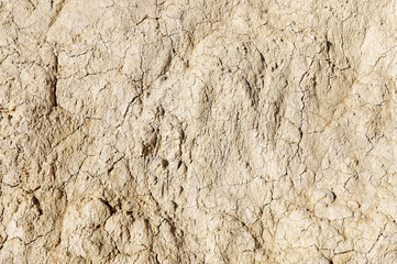 Natural clay formation detail.