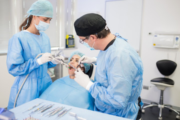 Fototapeta premium A day in dental clinic