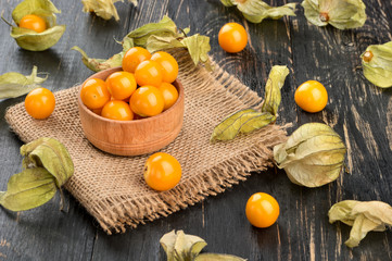 Ripe berries physalis