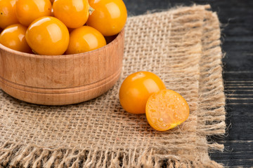 Ripe berries physalis