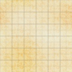 One millimeter grid on old paper with texture, seamless pattern