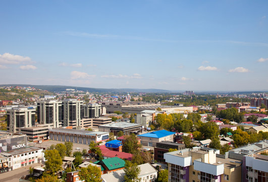 Panoramic view of the Irkutsk