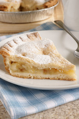 Slice of apple pie