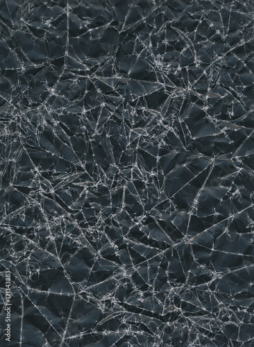 "Crumpled Paper Background Black 01" Stock photo and royalty-free