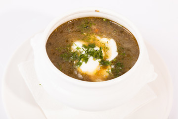 cabbage soup with cream
