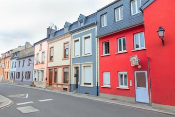 Fototapeta na wymiar residential quarter in Europe