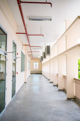 Aisle in building