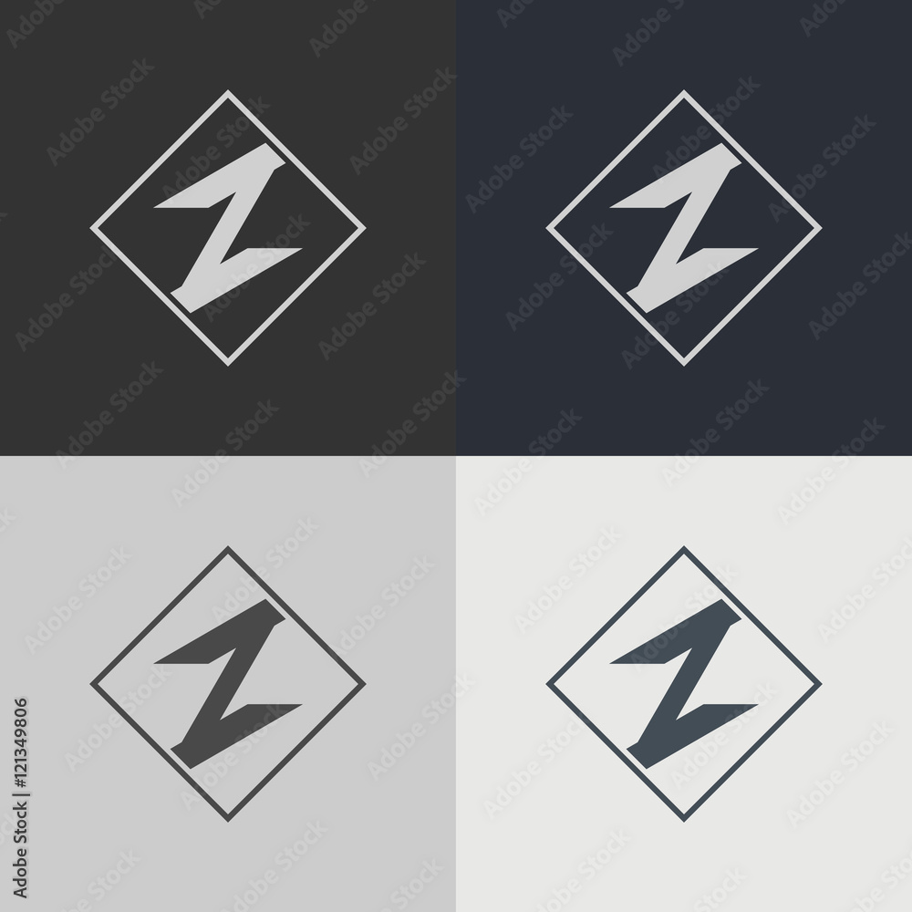 Poster set of abstract signs. abstract element for design. template emblem badges.