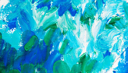 Abstract blue and green background