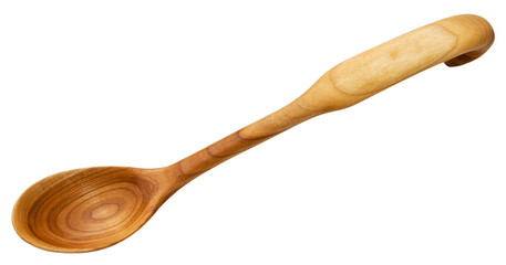 traditional wooden spoon carved from Alder wood