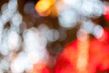 Abstract circular bokeh background of Christmaslight