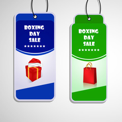 Illustration of elements for Boxing Day