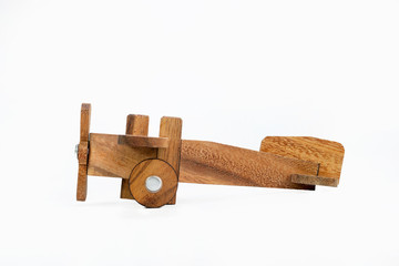 wooden airplane