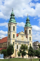 Fototapeta na wymiar Belvaros church, Budapest