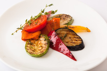grilled vegetables with Eggplant and Zucchini
