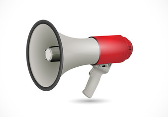 Megaphone - advertisement concept

