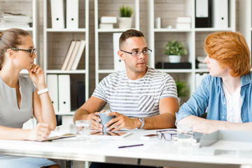 Fototapeta premium Meeting of managers