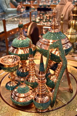 Fototapeta na wymiar Handicraft made in Esfahan, Isfahan Grand Bazaar, Naqsh-e Jahan Square, esfahan, Iran