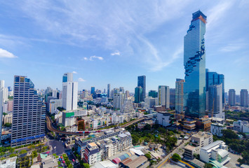 Naklejka premium Bangkok city view