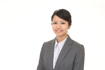 笑顔のビジネスウーマン