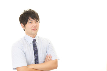 笑顔のビジネスマン