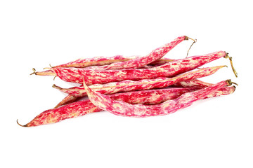 pinto beans over white