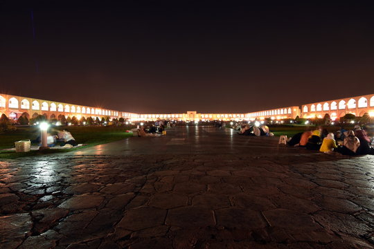 Naqsh-e Jahan Square at night,Esfahan, Iran
