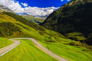 wonderful landscape in the Alps, Switzerland