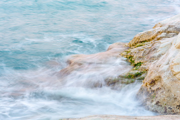 Famous limestone cliffs at agrigento