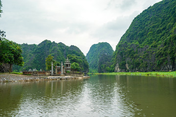 Landcape of Trang An Tam Coc at Ninh Binh, Viet nam