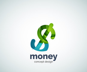 Vector dollar logo template