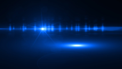 Beautiful light flares. Glowing streaks on dark background. Police light flares
