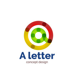 Vector modern minimalistic letter concept logo