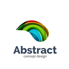 Business vector logo template - wave