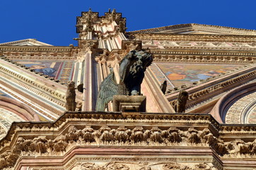 Fassadenausschnitt am Dom von Orvieto