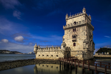 Fototapeta na wymiar Belm Tower Lisbon