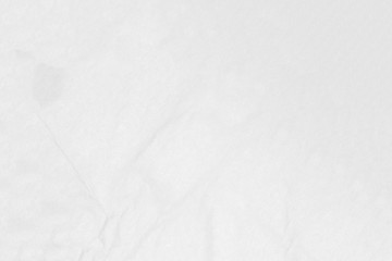 Recycled crumpled white paper texture or paper background for design with copy space for text or image.