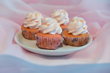 Close up of cupcakes