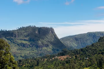 Keuken spatwand met foto Beautiful landscape view of hills in sri lanka © daneshmanjula