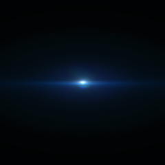 Beautiful light flares. Glowing streaks on dark background. Police light flares