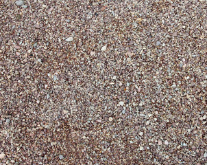 texture of beautiful colored fine gravel foreground closeup