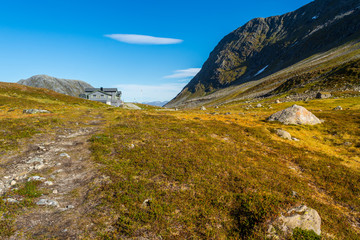 Fototapeta na wymiar Patchellhytta, Sunnmore Alps - Norway