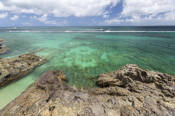 Beaches from Saint Martin, French West Indies in Caribbean