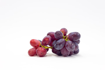 Isolated grape on the white background