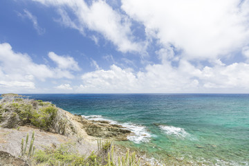 Beaches from Saint Martin, French West Indies in Caribbean