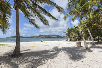 Beaches from Saint Martin, French West Indies in Caribbean