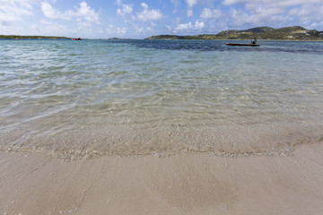 Beaches from Saint Martin, French West Indies in Caribbean