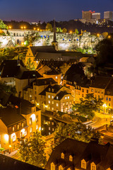 Luxembourg City night